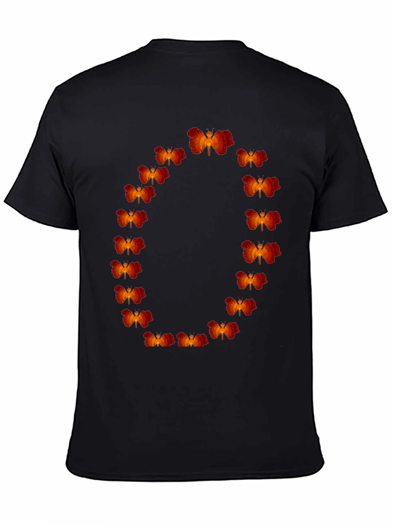 Abstract Angel Wings Graphic Tee