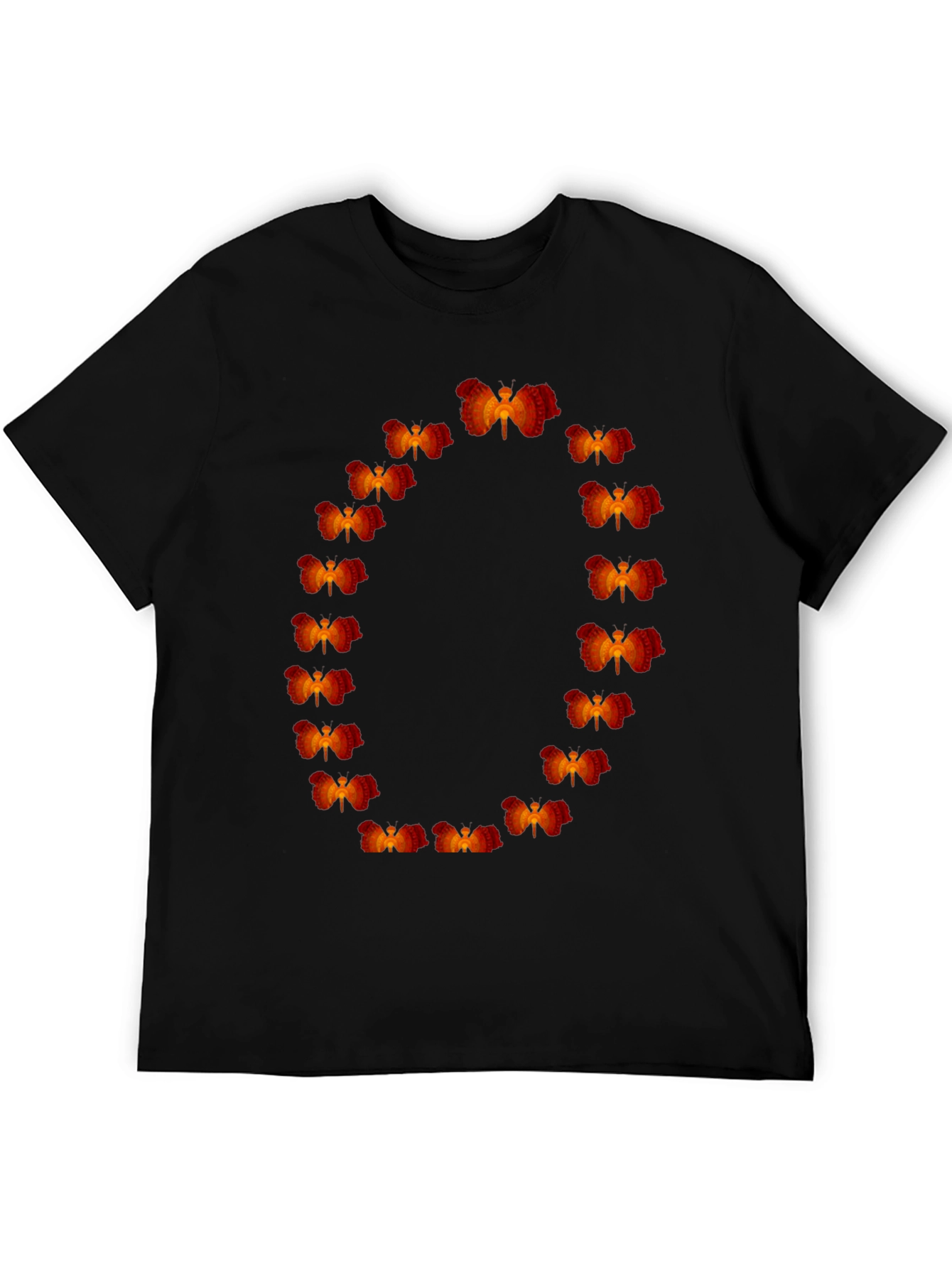 Abstract Angel Wings Graphic Tee