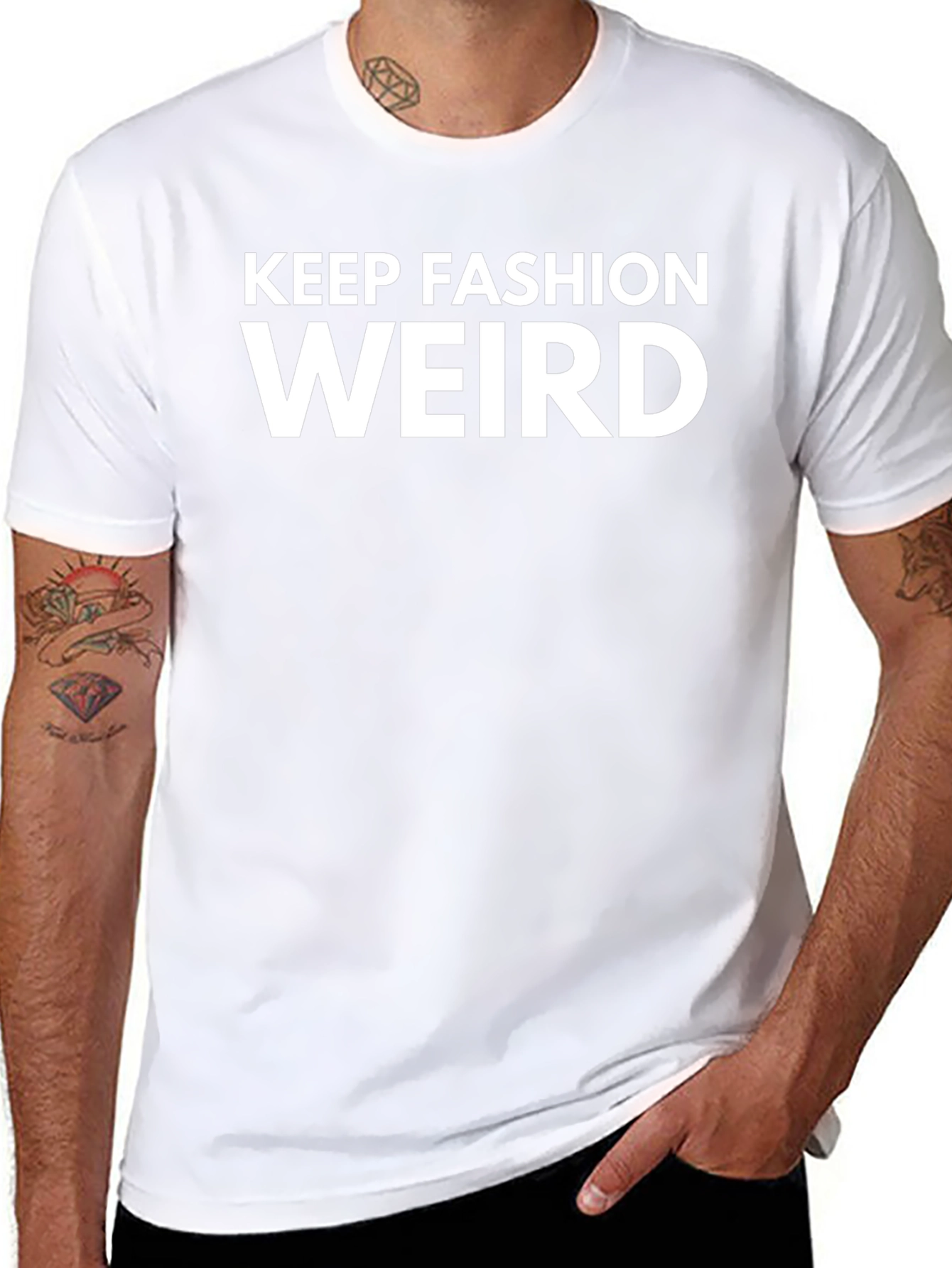 Keep Fashion Weird Black T-Shirt