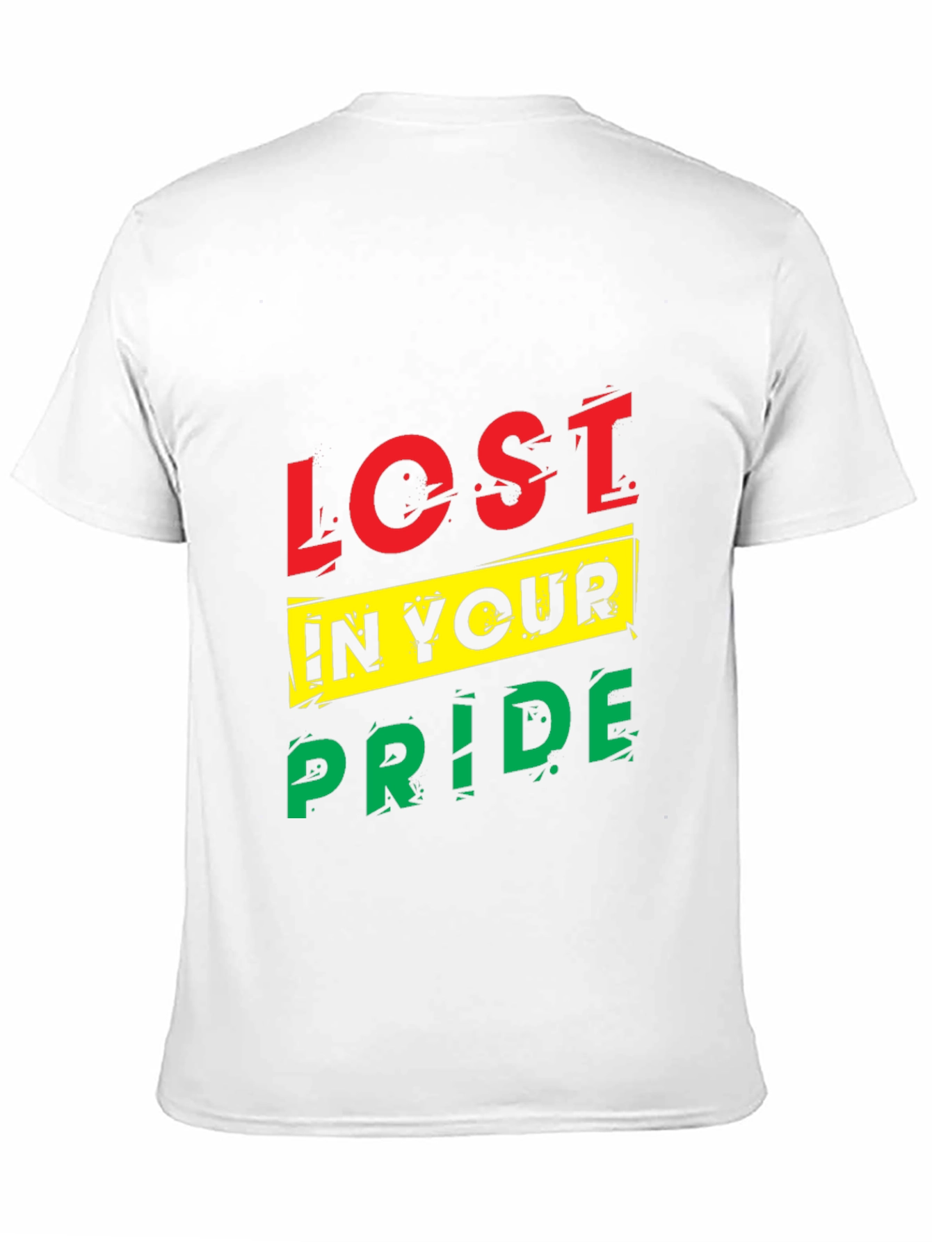 Lost In Your Pride Graphic T-Shirt - Black