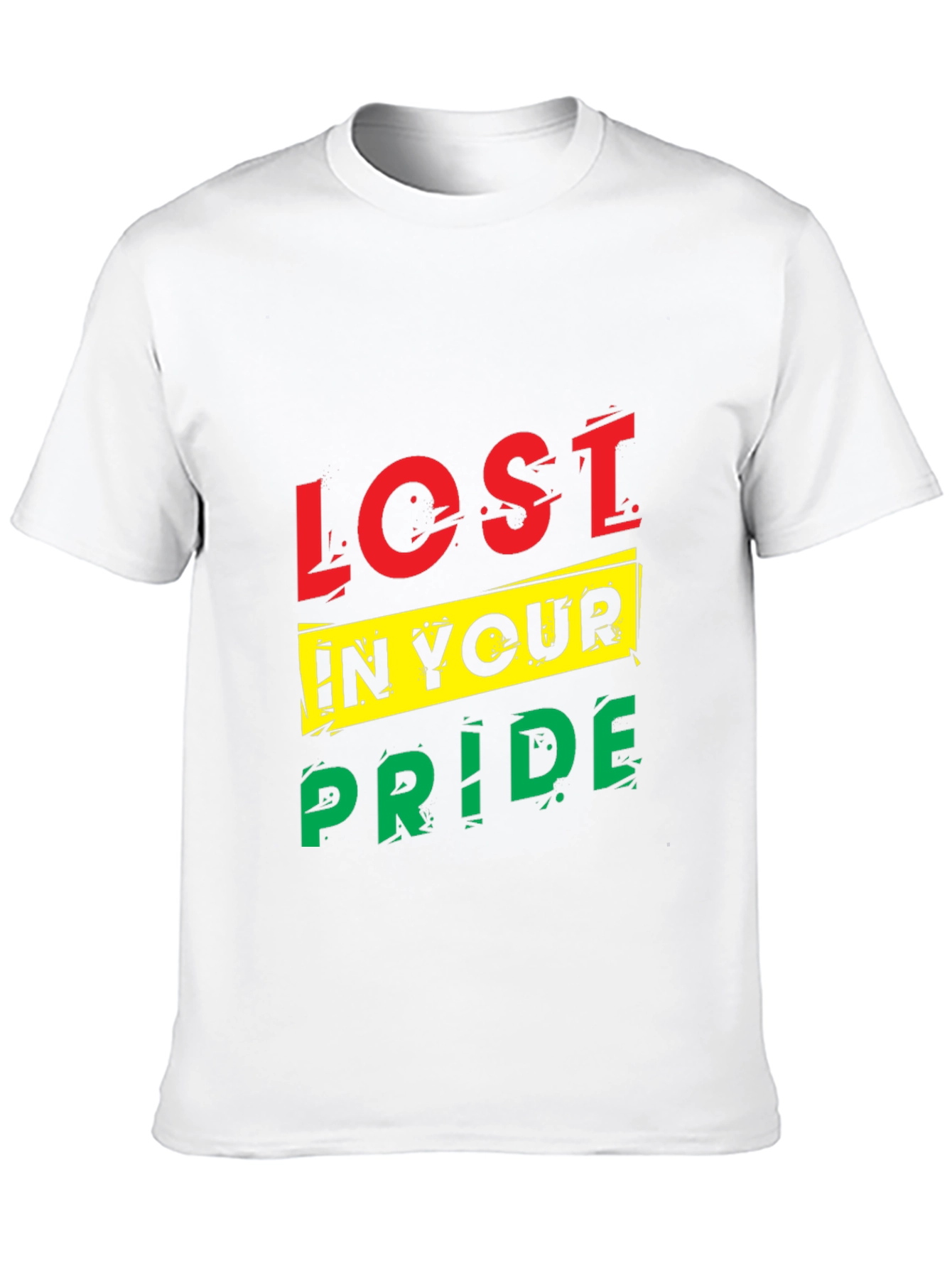 Lost In Your Pride Graphic T-Shirt - Black