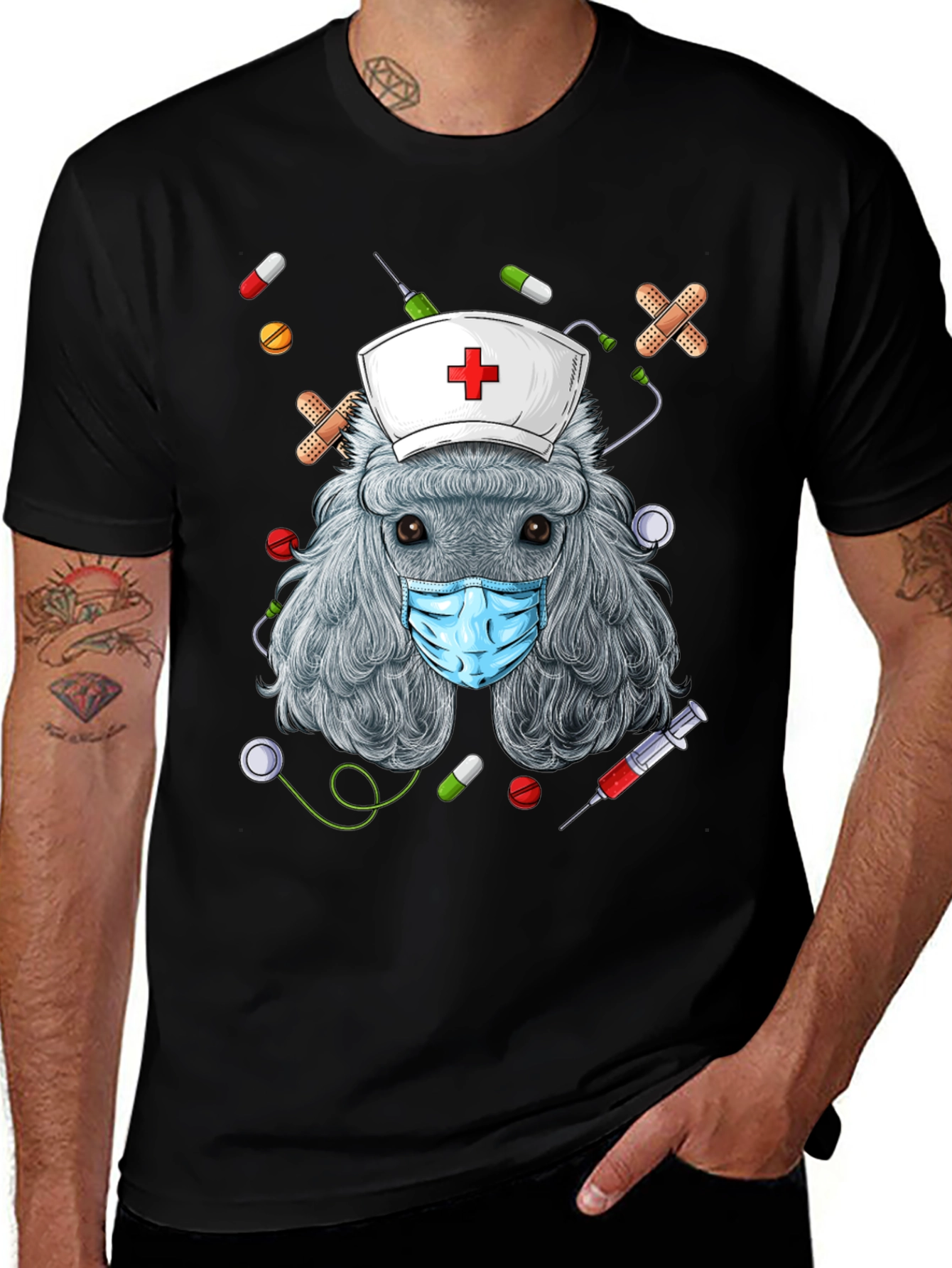 Nurse Poodle T-Shirt