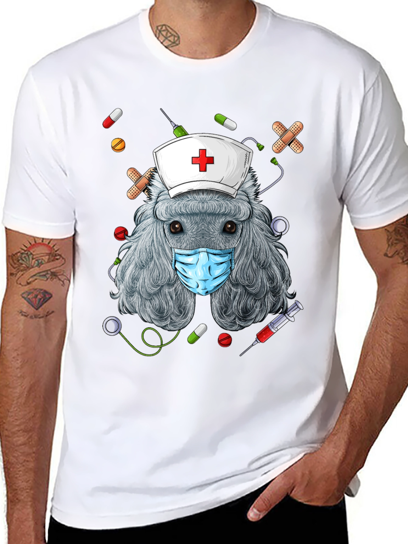Nurse Poodle T-Shirt