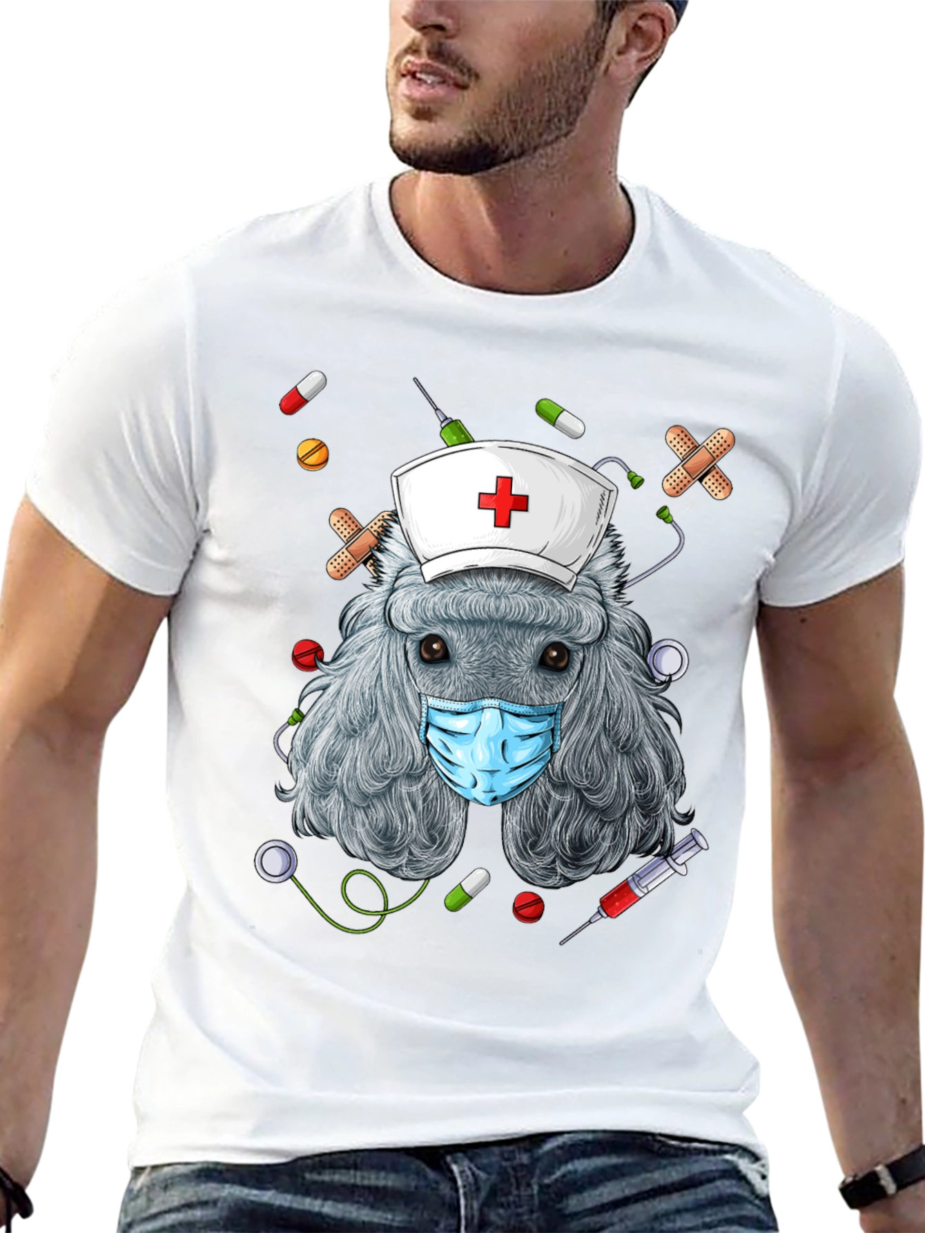 Nurse Poodle T-Shirt