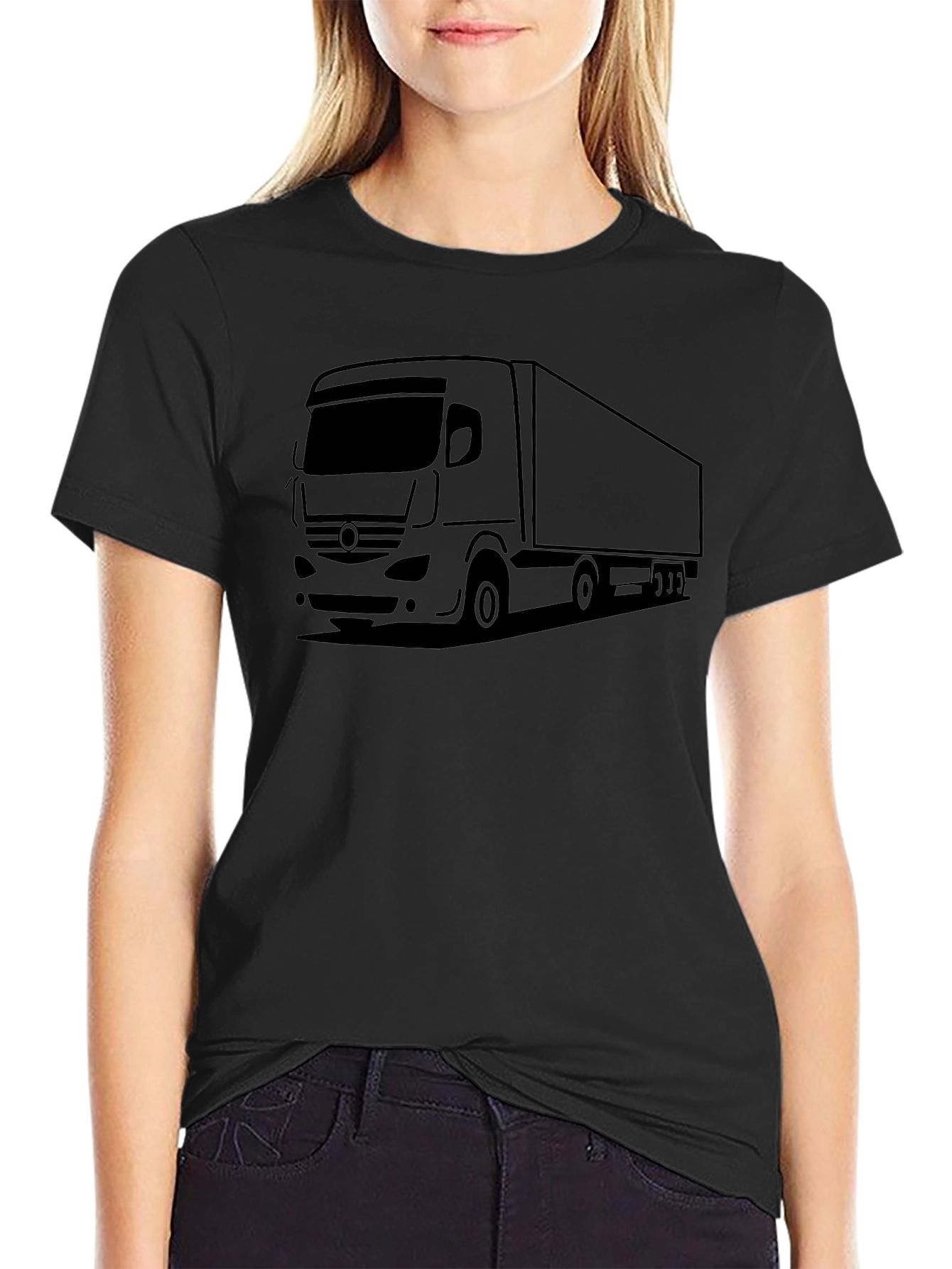 Truck Graphic Tee - Classic Black
