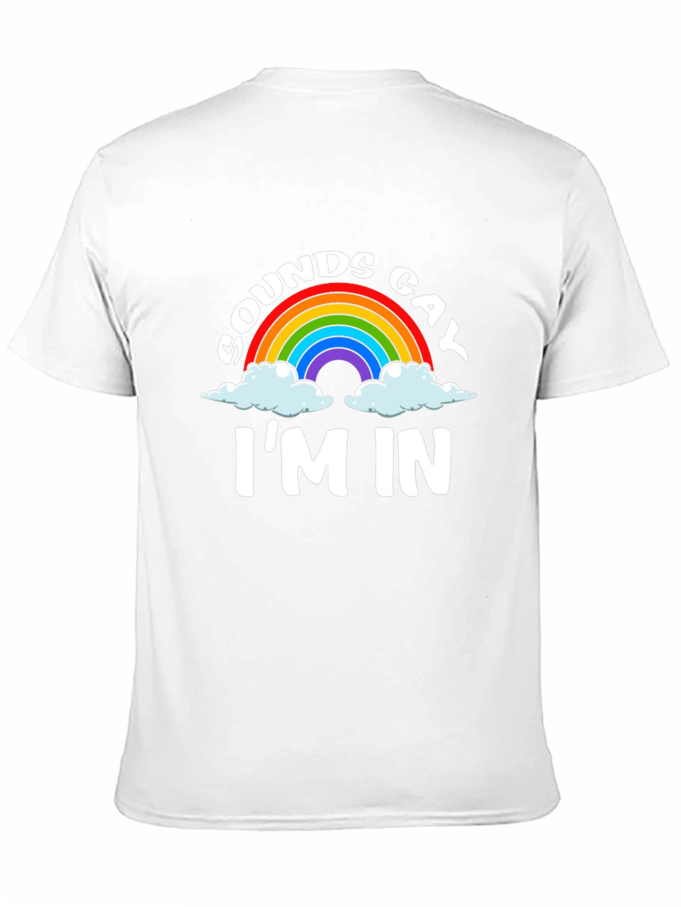 Sounds Gay Im In Rainbow Graphic Tee