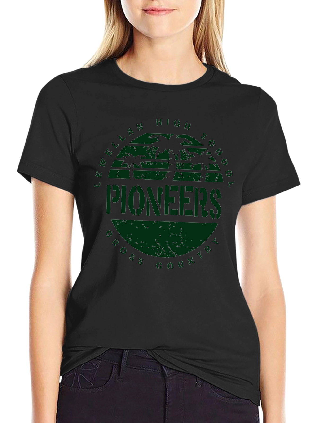 Lewellan High School Pioneers T-Shirt - Cross Country
