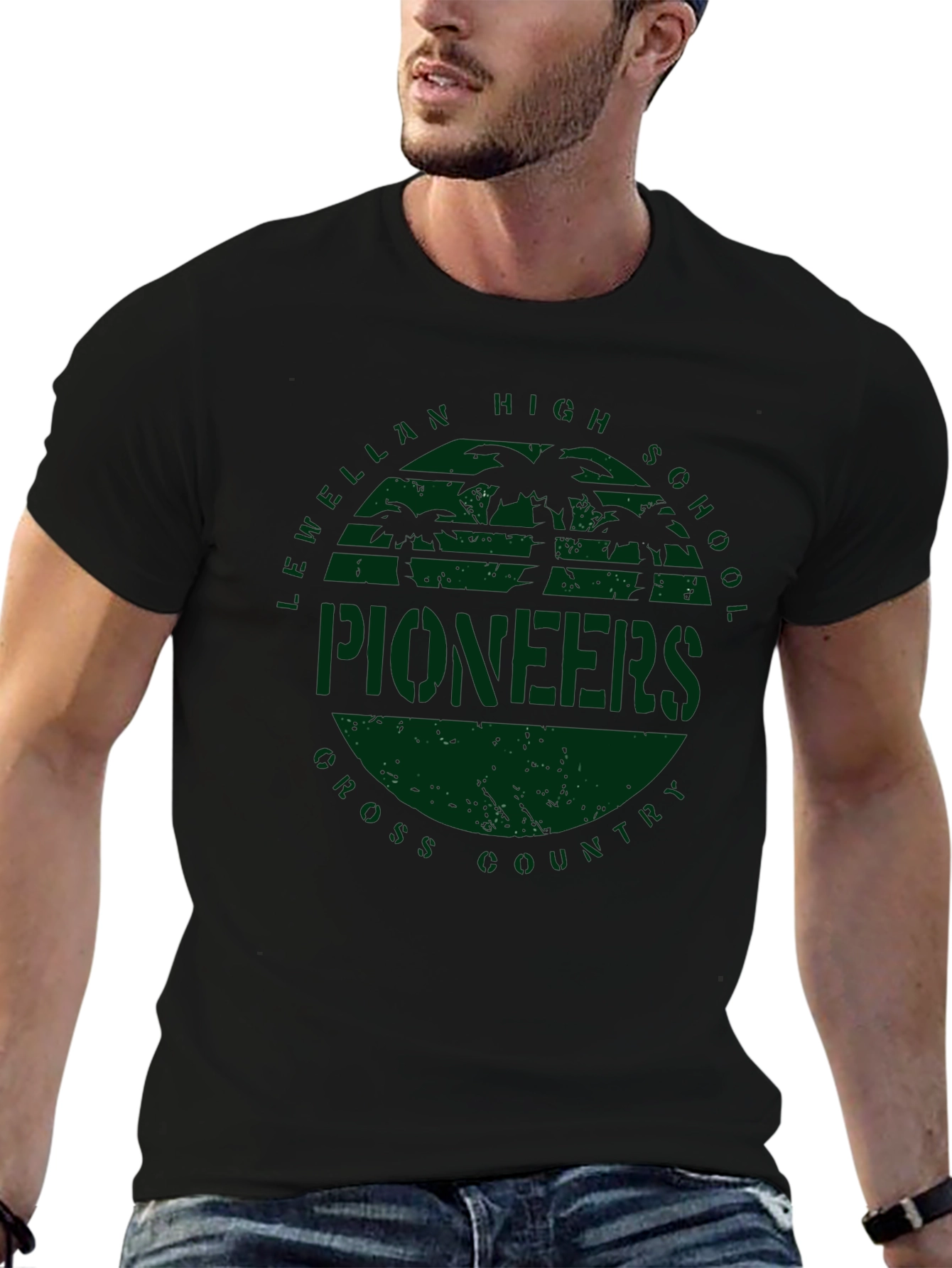 Lewellan High School Pioneers T-Shirt - Cross Country