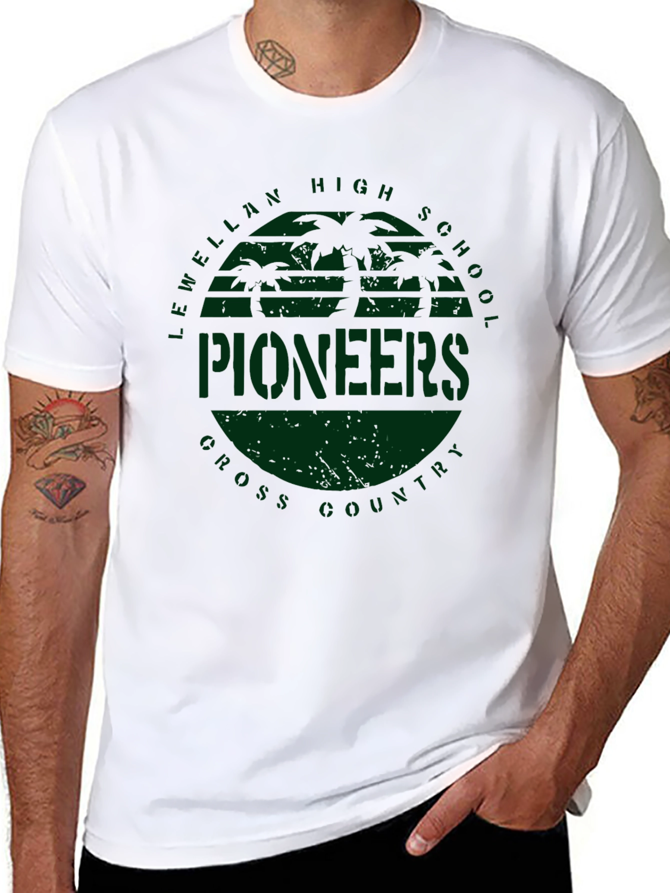 Lewellan High School Pioneers T-Shirt - Cross Country