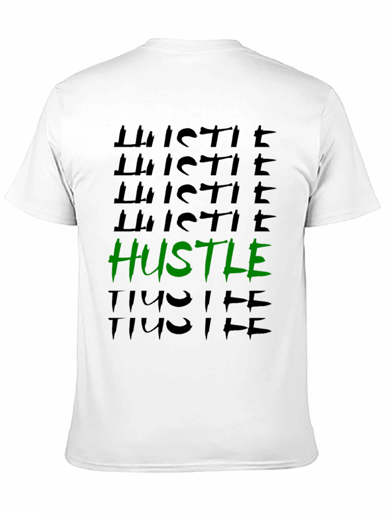 Hustle Graphic Tee - Trendy Black T-Shirt