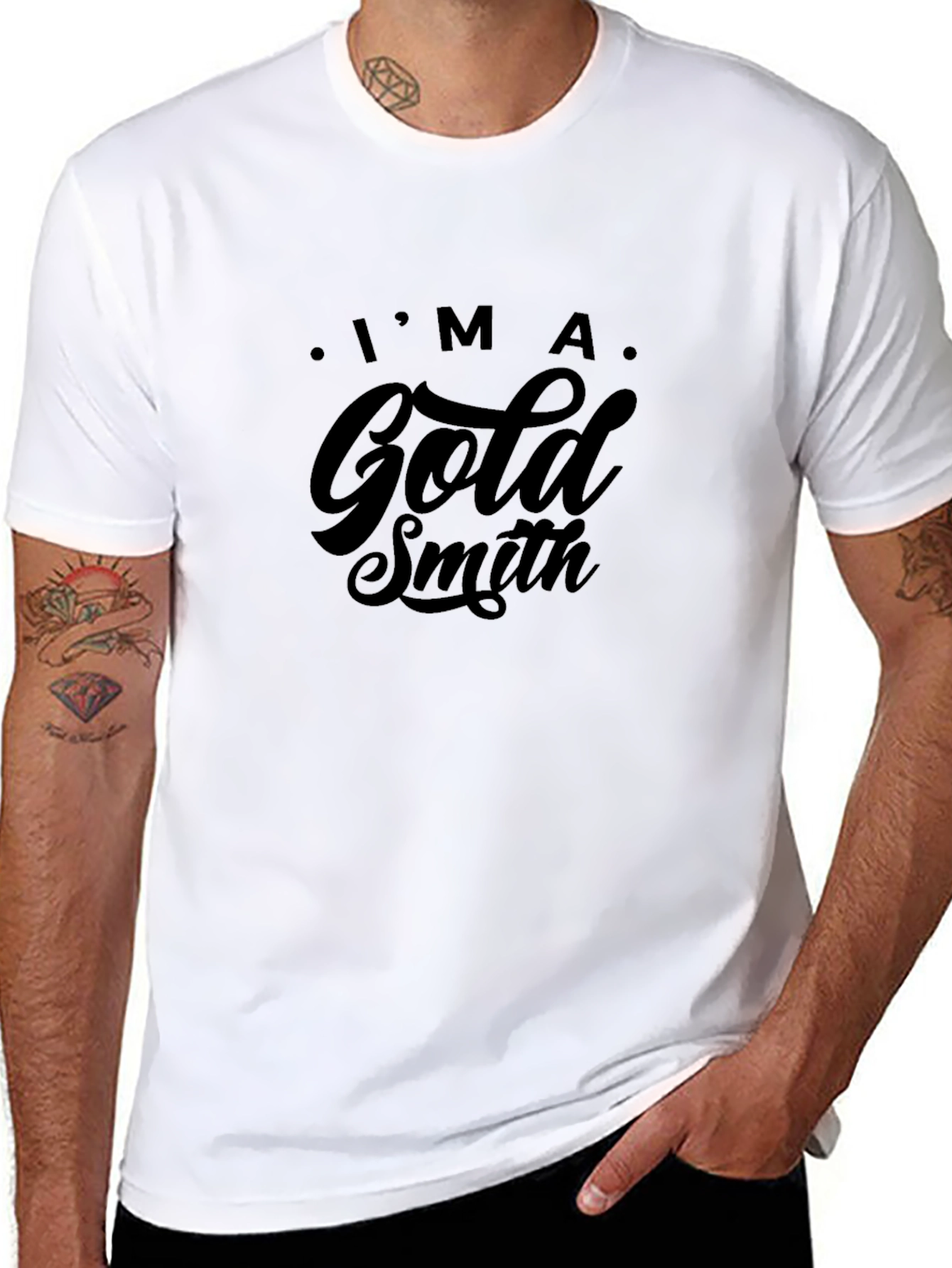 Im A Goldsmith T-Shirt - Black