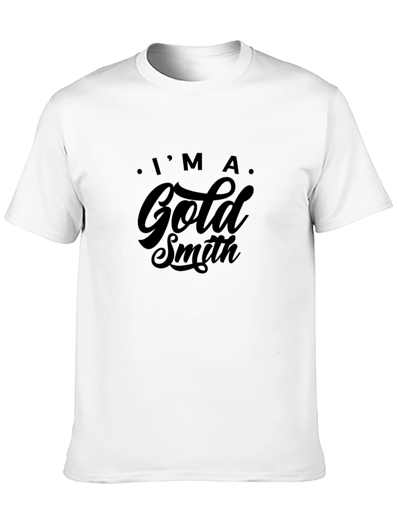 Im A Goldsmith T-Shirt - Black