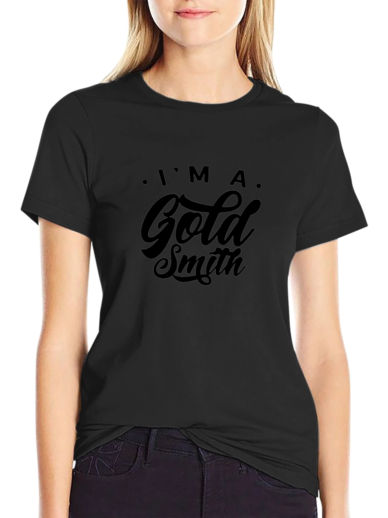 Im A Goldsmith T-Shirt - Black
