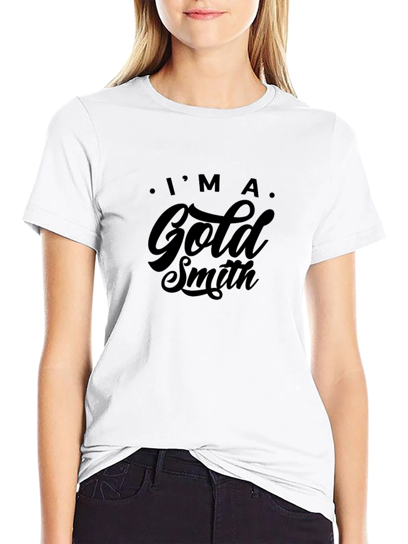 Im A Goldsmith T-Shirt - Black