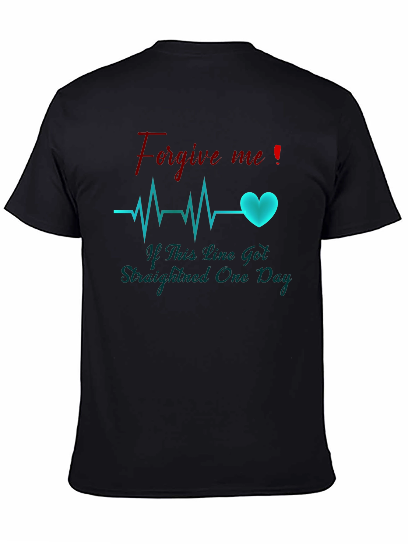 Forgive Me Heartbeat Graphic Tee