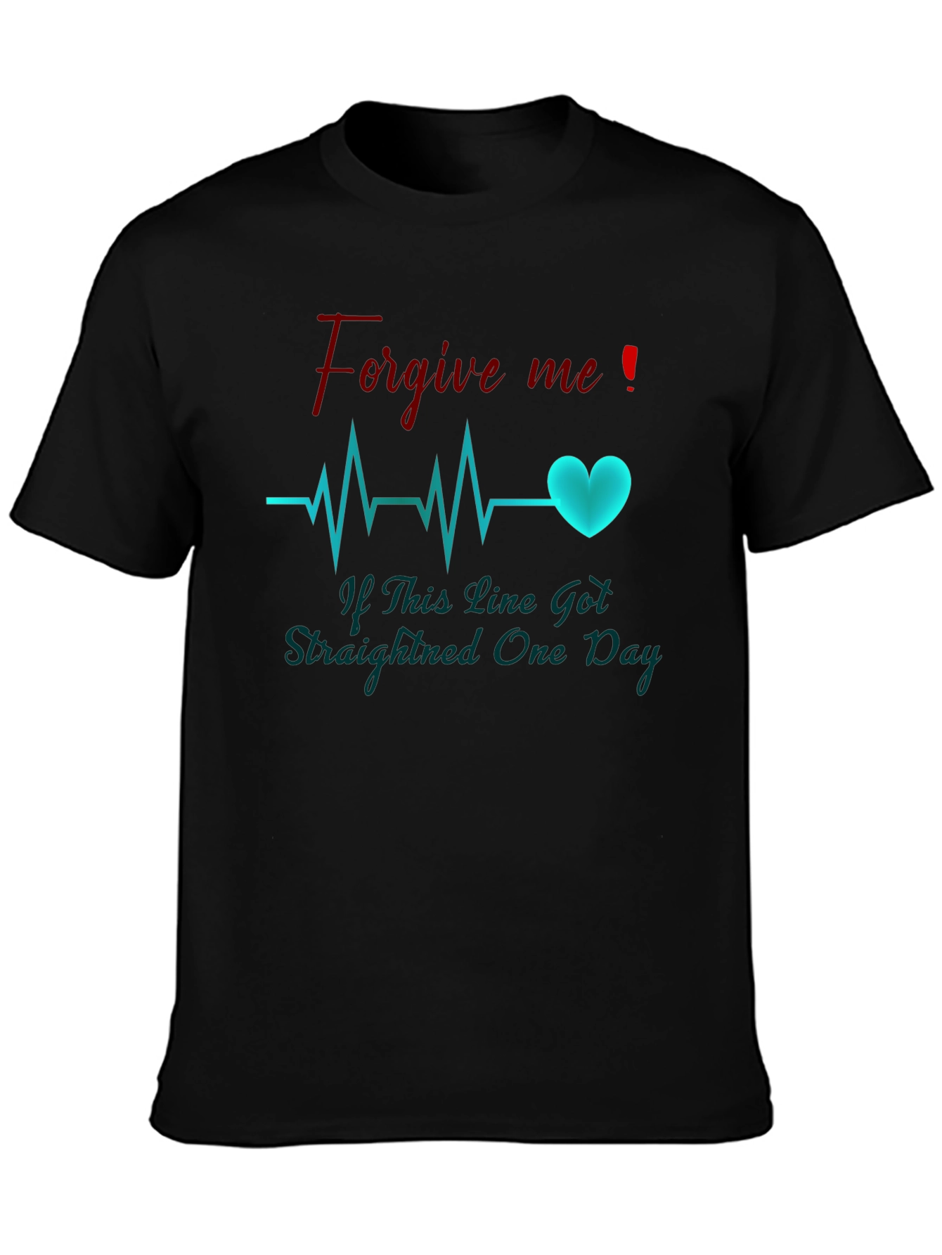 Forgive Me Heartbeat Graphic Tee