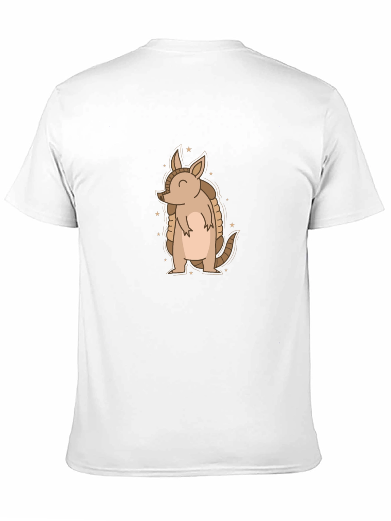 Cute Armadillo Graphic Tee - Soft Cotton Comfort