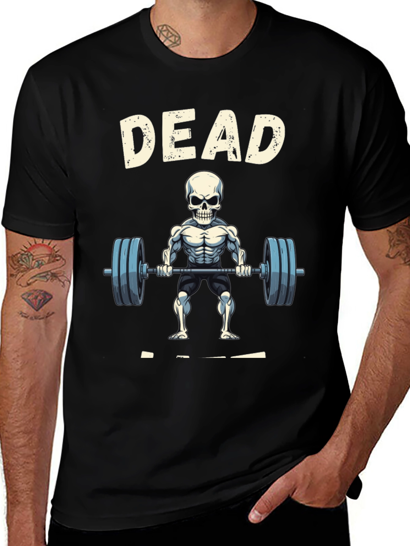 Dead Lifting Skeleton T-Shirt