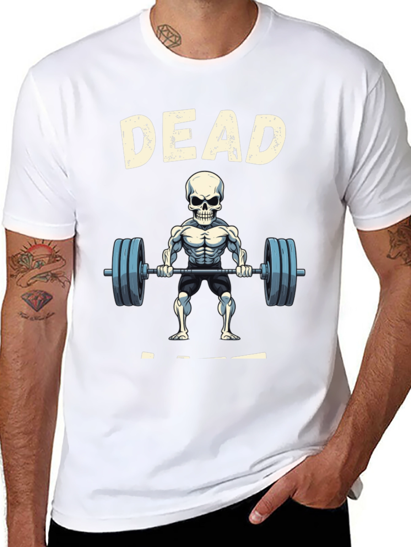 Dead Lifting Skeleton T-Shirt
