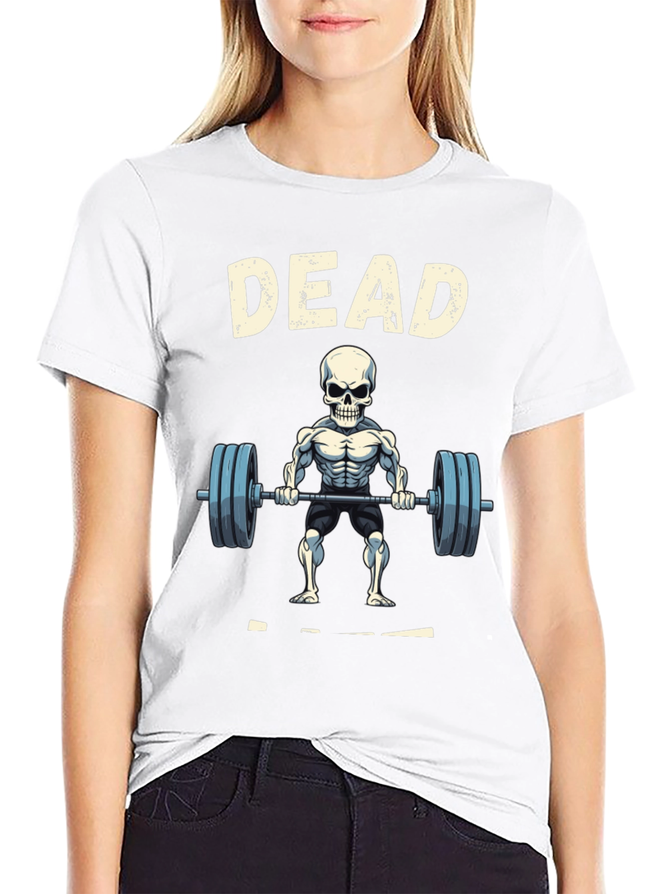 Dead Lifting Skeleton T-Shirt