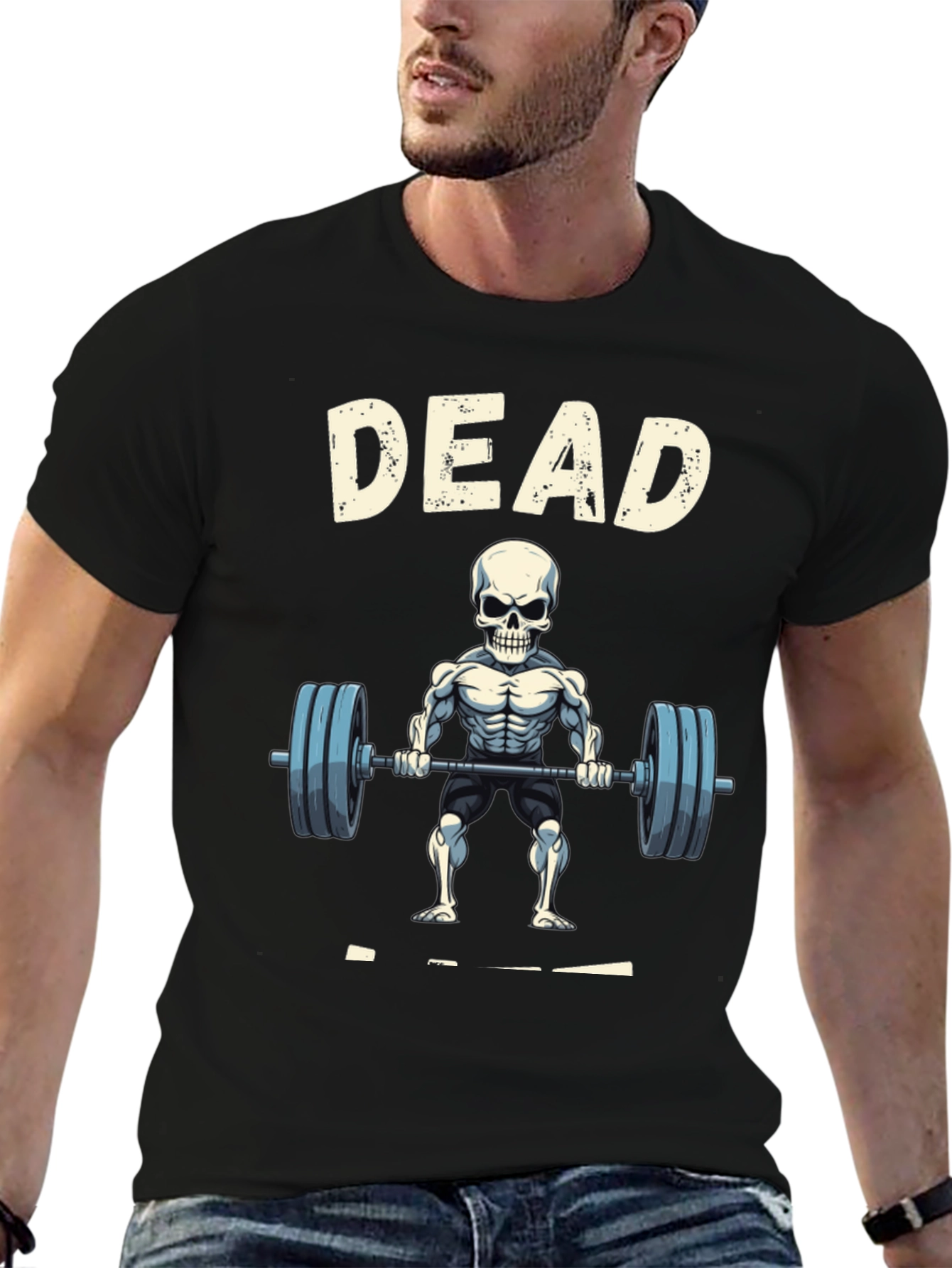 Dead Lifting Skeleton T-Shirt