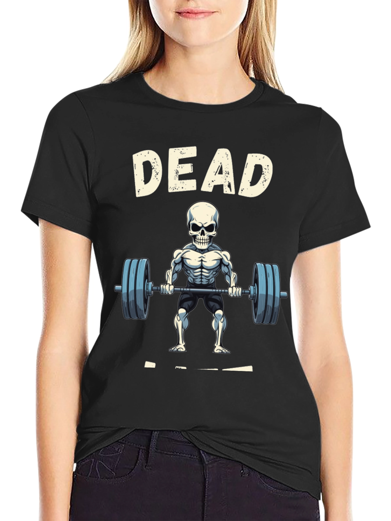 Dead Lifting Skeleton T-Shirt