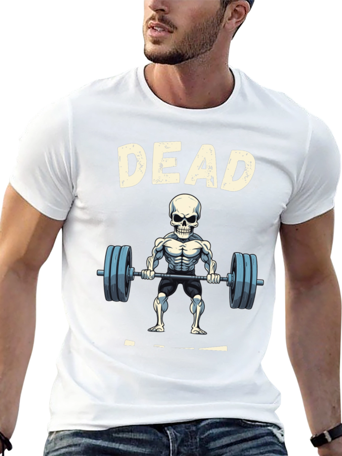 Dead Lifting Skeleton T-Shirt