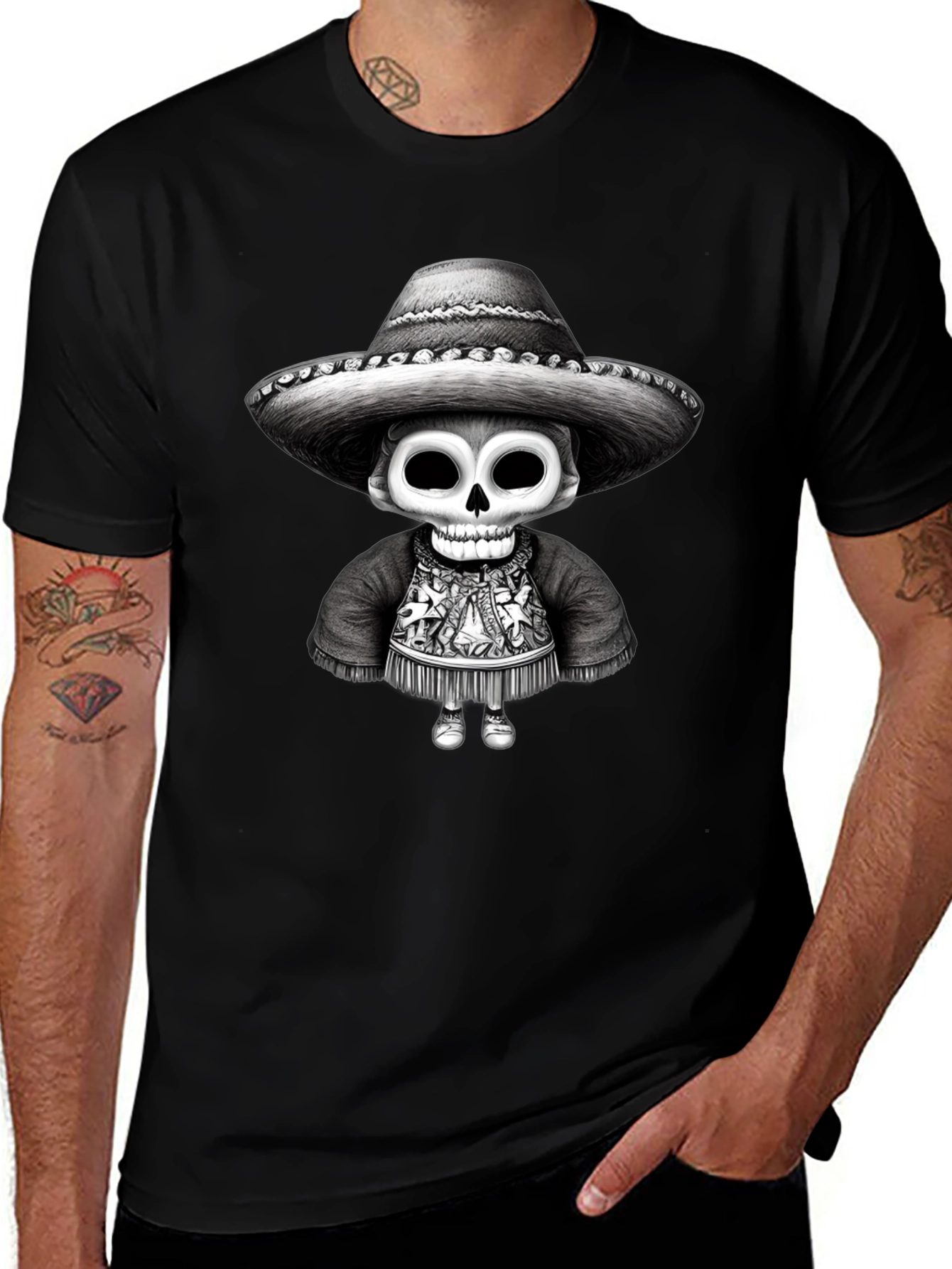 Day of the Dead Skeleton Mariachi T-Shirt