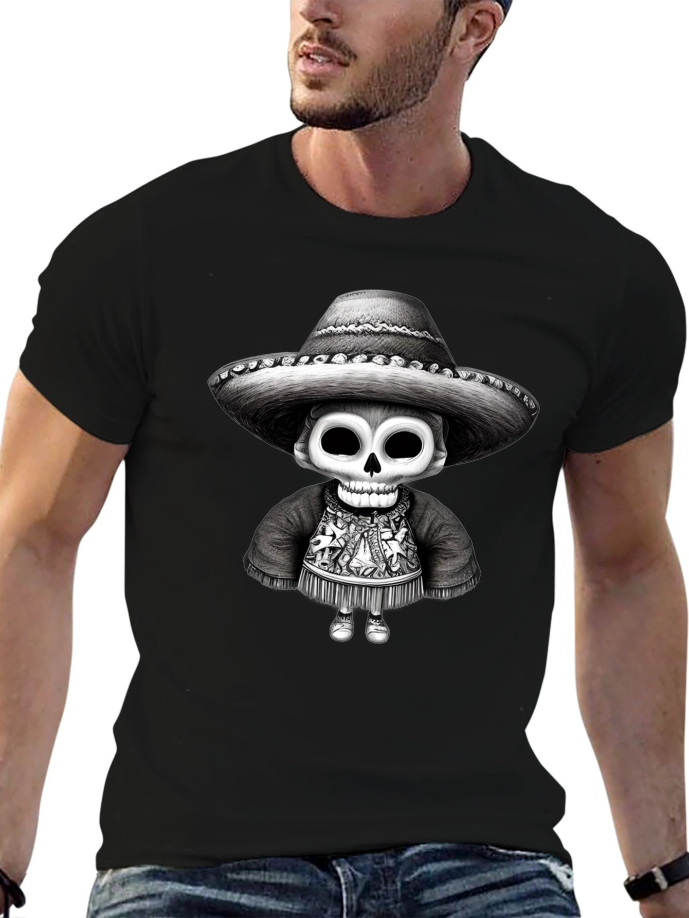 Day of the Dead Skeleton Mariachi T-Shirt