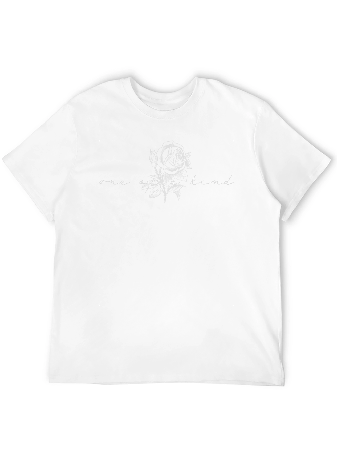 One of a Kind Rose Graphic Tee - Black