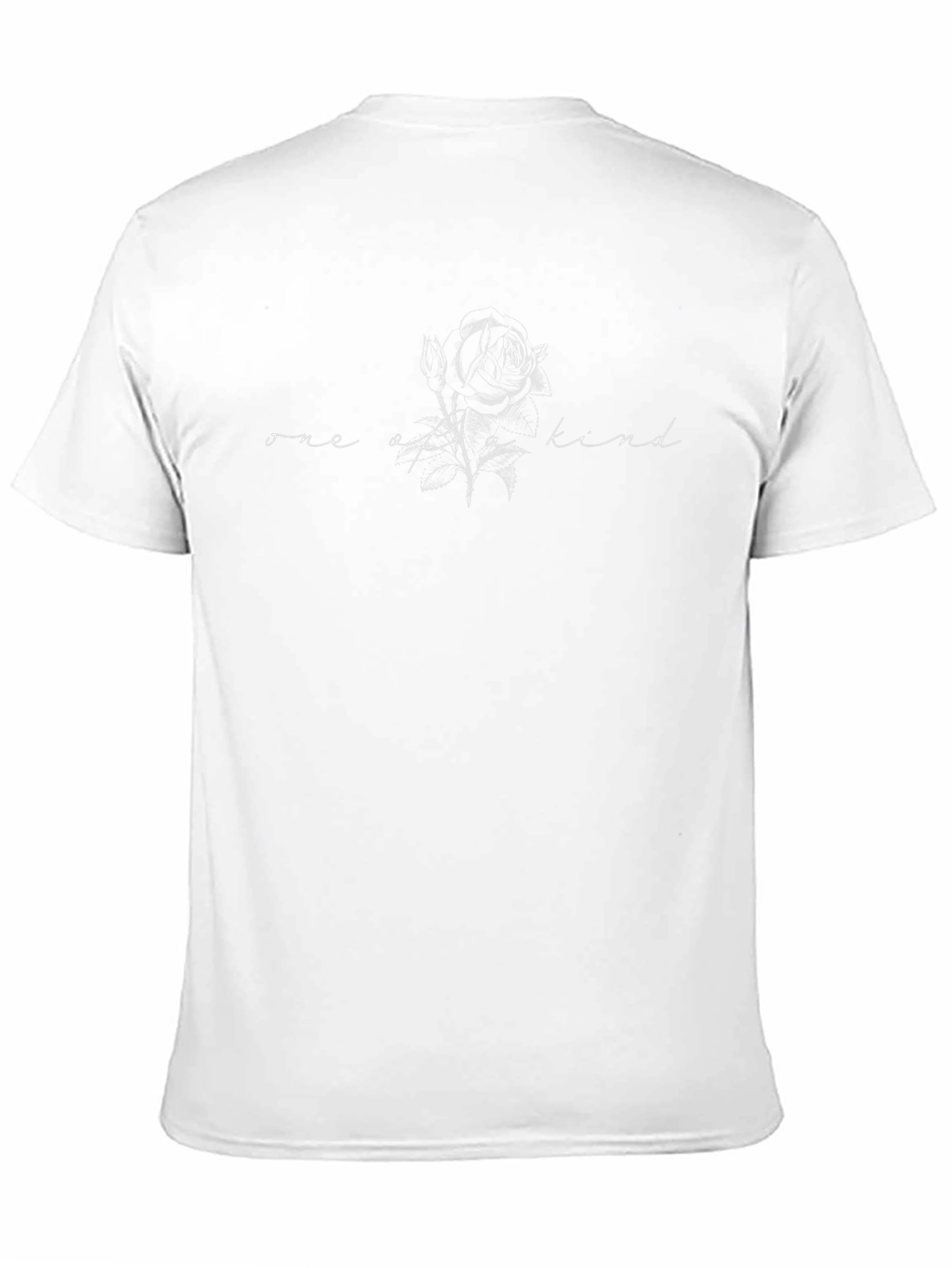 One of a Kind Rose Graphic Tee - Black