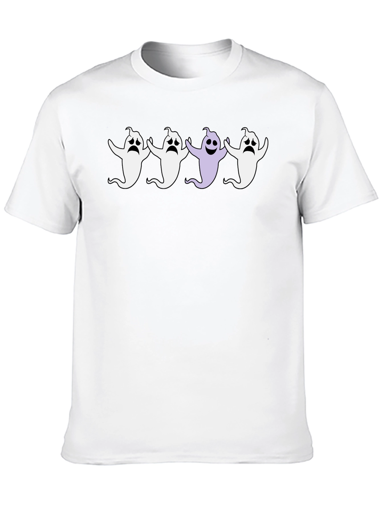 Spooky Ghost T-Shirt - Halloween Party Ready!