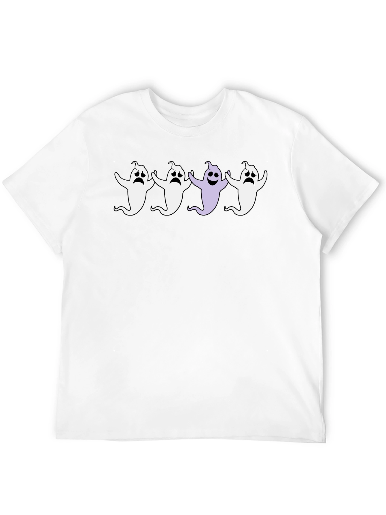 Spooky Ghost T-Shirt - Halloween Party Ready!