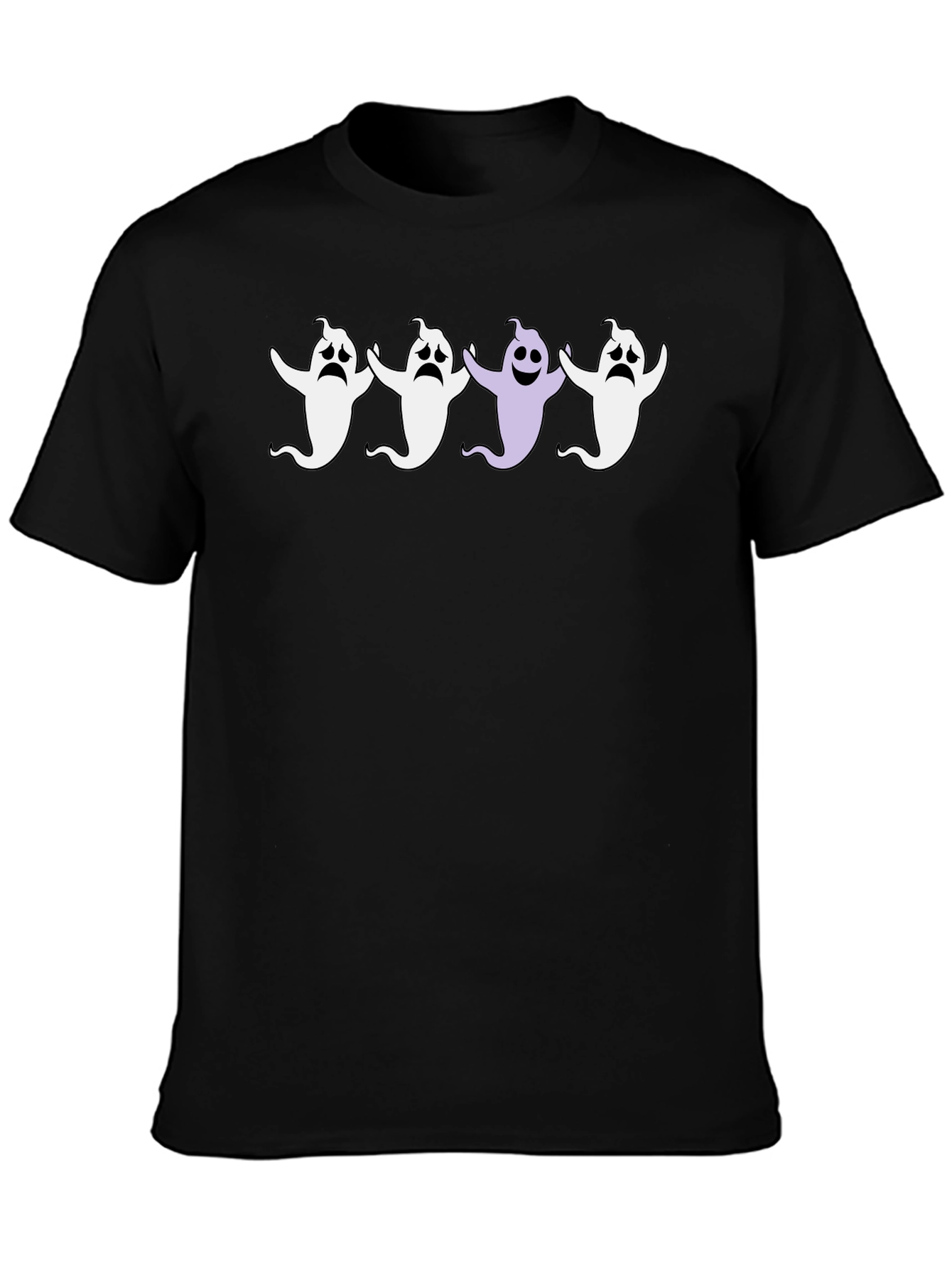 Spooky Ghost T-Shirt - Halloween Party Ready!