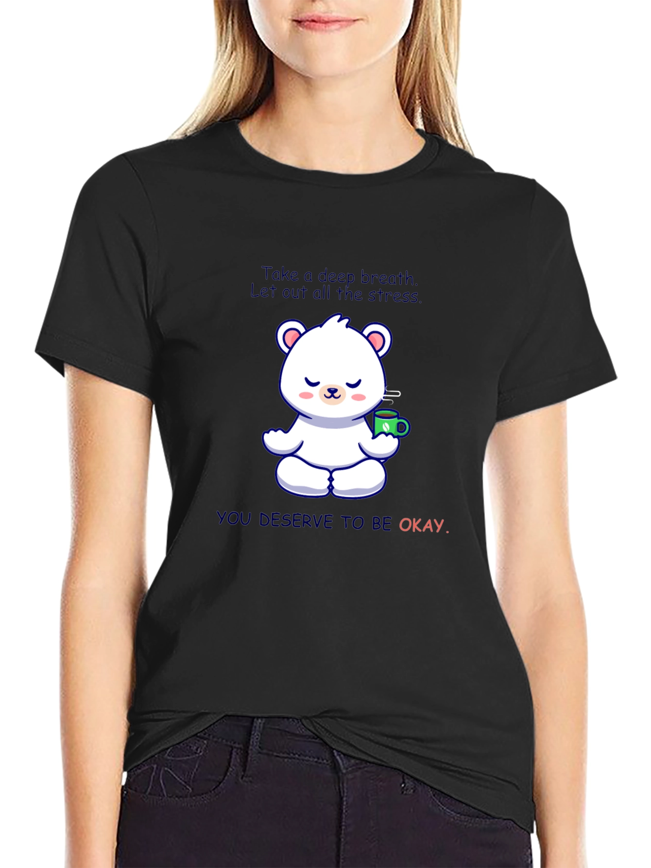 Relaxing Bear T-Shirt: Take a Deep Breath