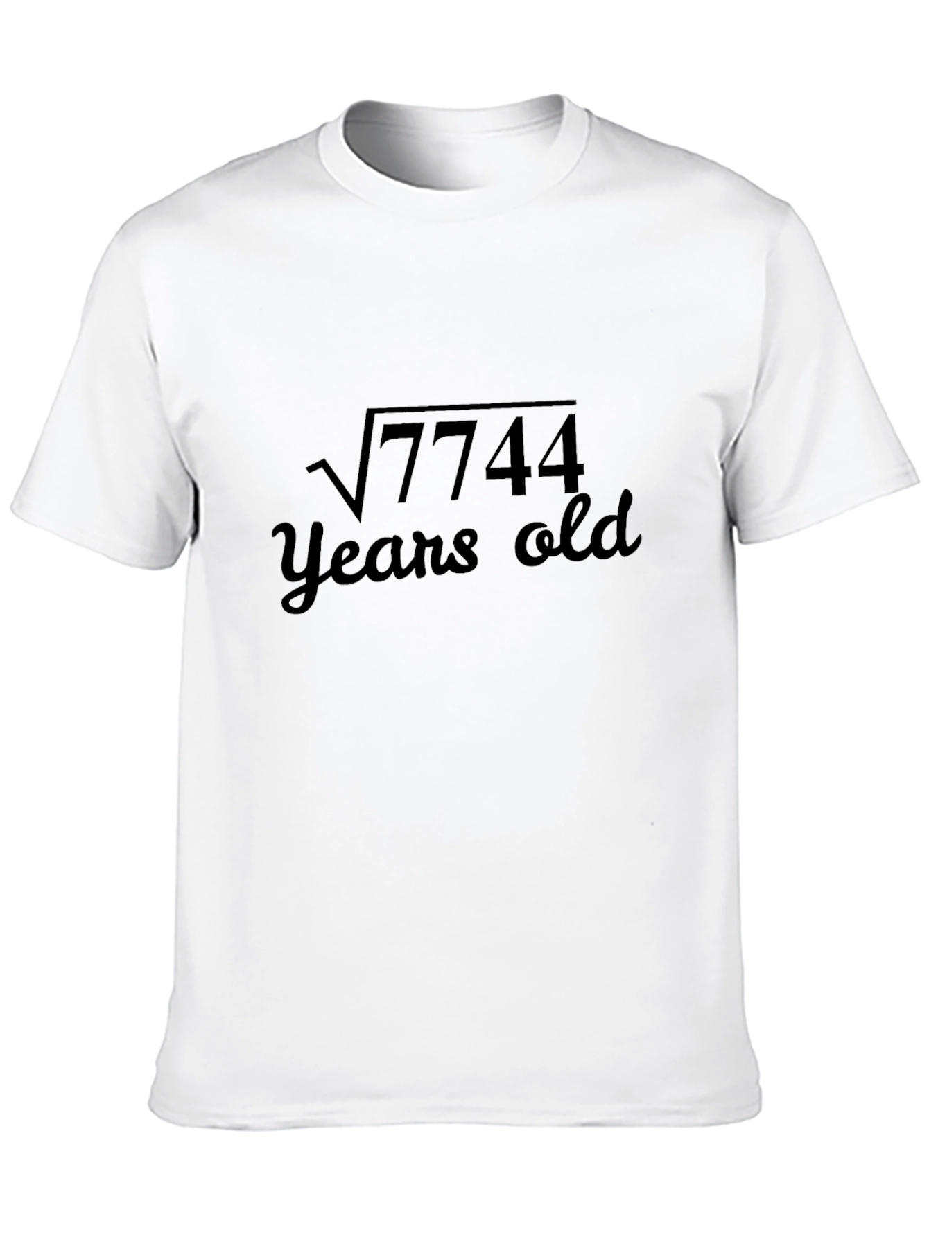 Funny Math T-Shirt - Root 7744 Years Old