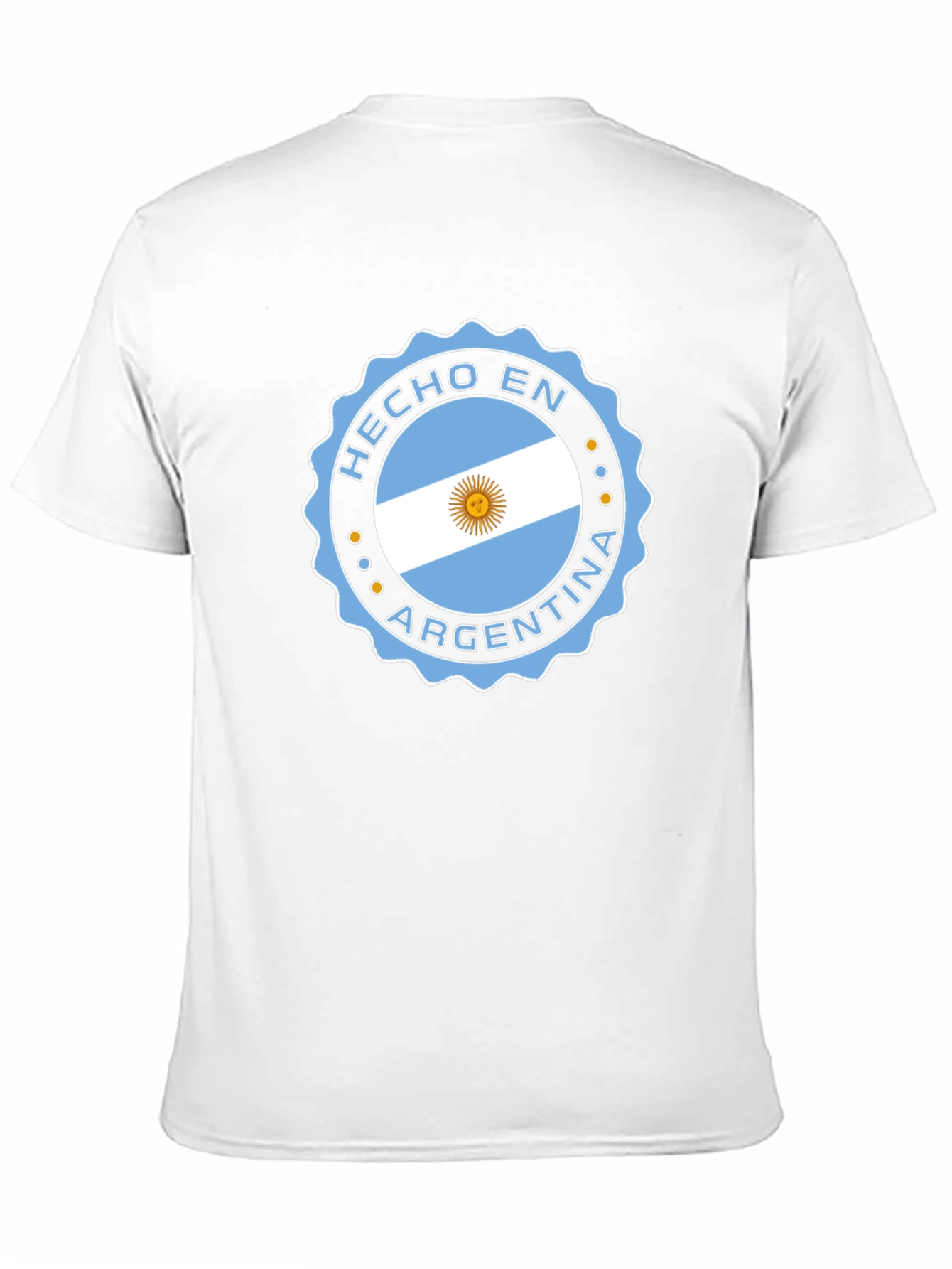 Argentina Flag T-Shirt - Hecho En Argentina Tee