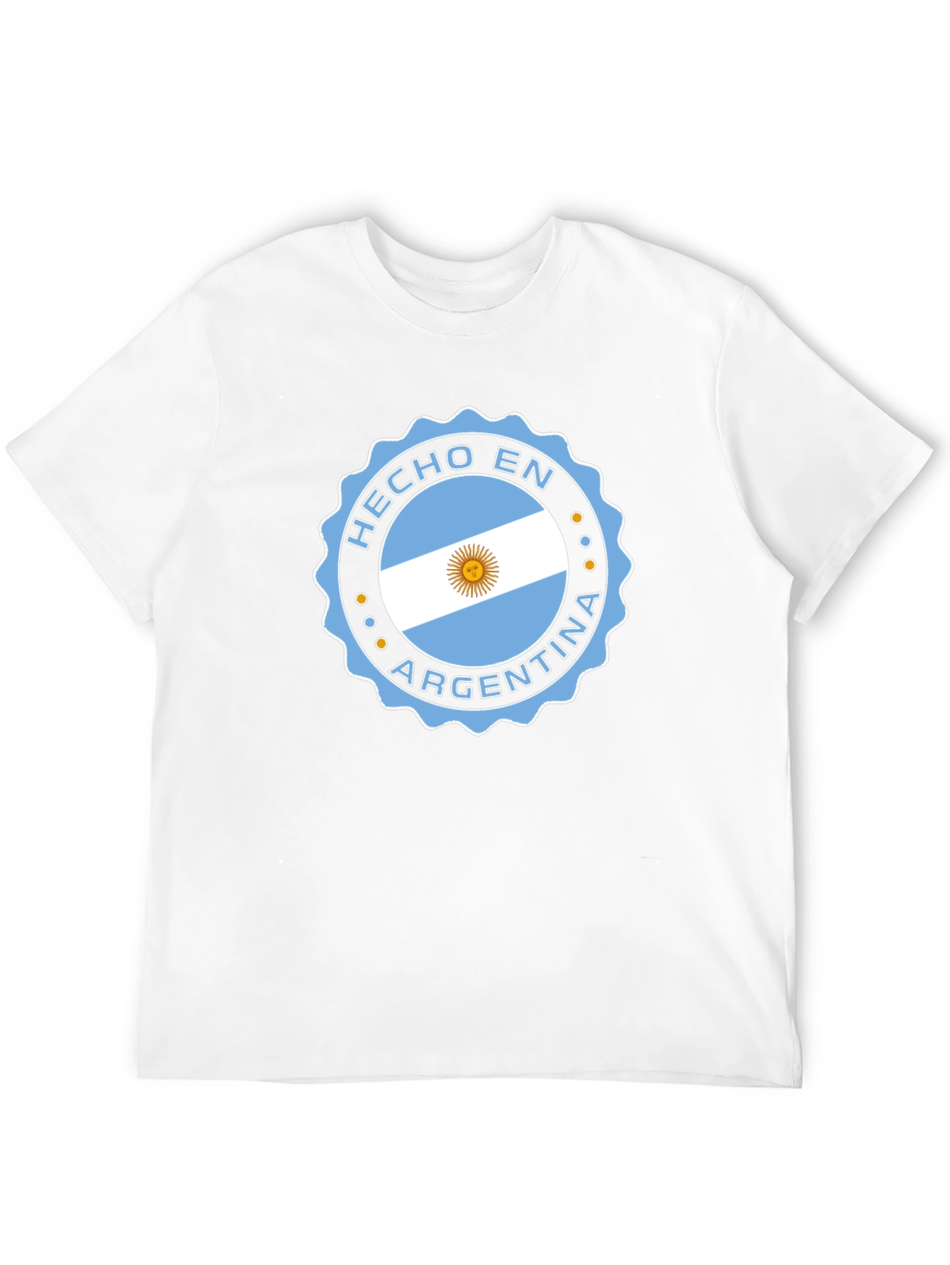Argentina Flag T-Shirt - Hecho En Argentina Tee