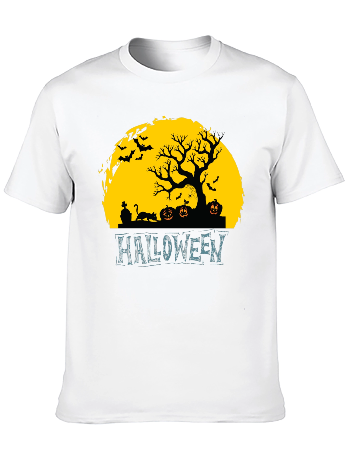 Halloween Silhouette Graphic T-Shirt