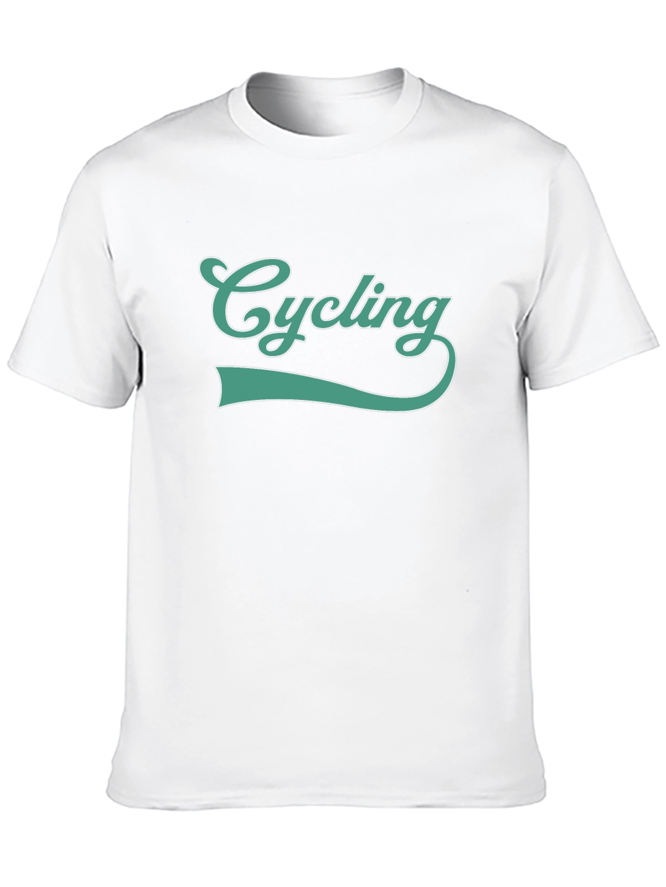 Cycling Graphic Tee - Sporty Black T-Shirt