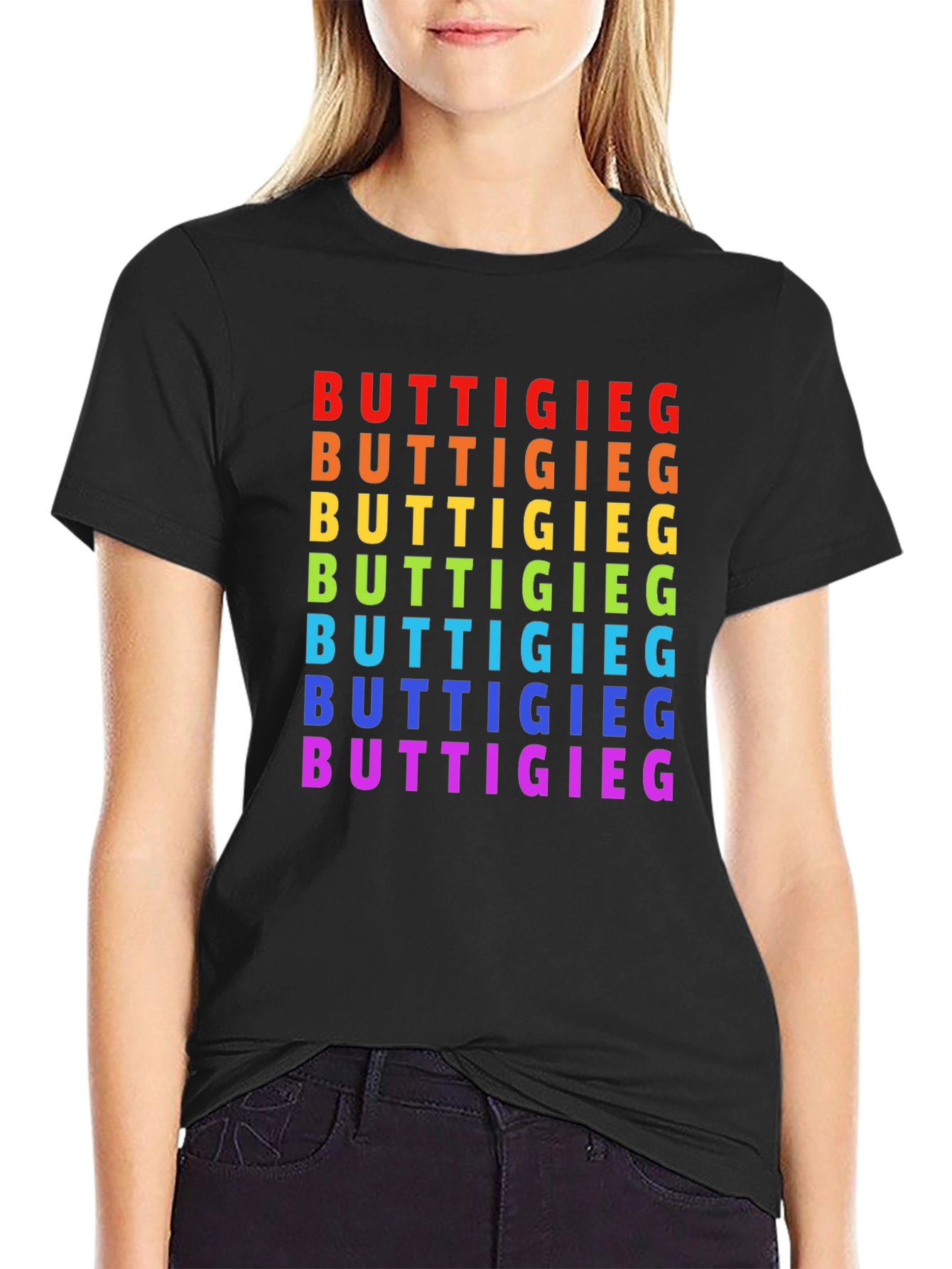 Buttigieg Rainbow T-Shirt - Pride Political Tee