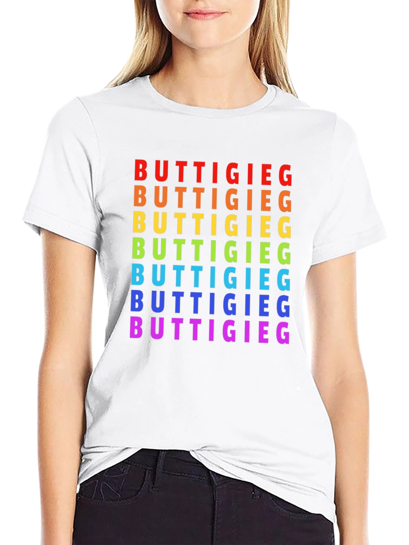 Buttigieg Rainbow T-Shirt - Pride Political Tee