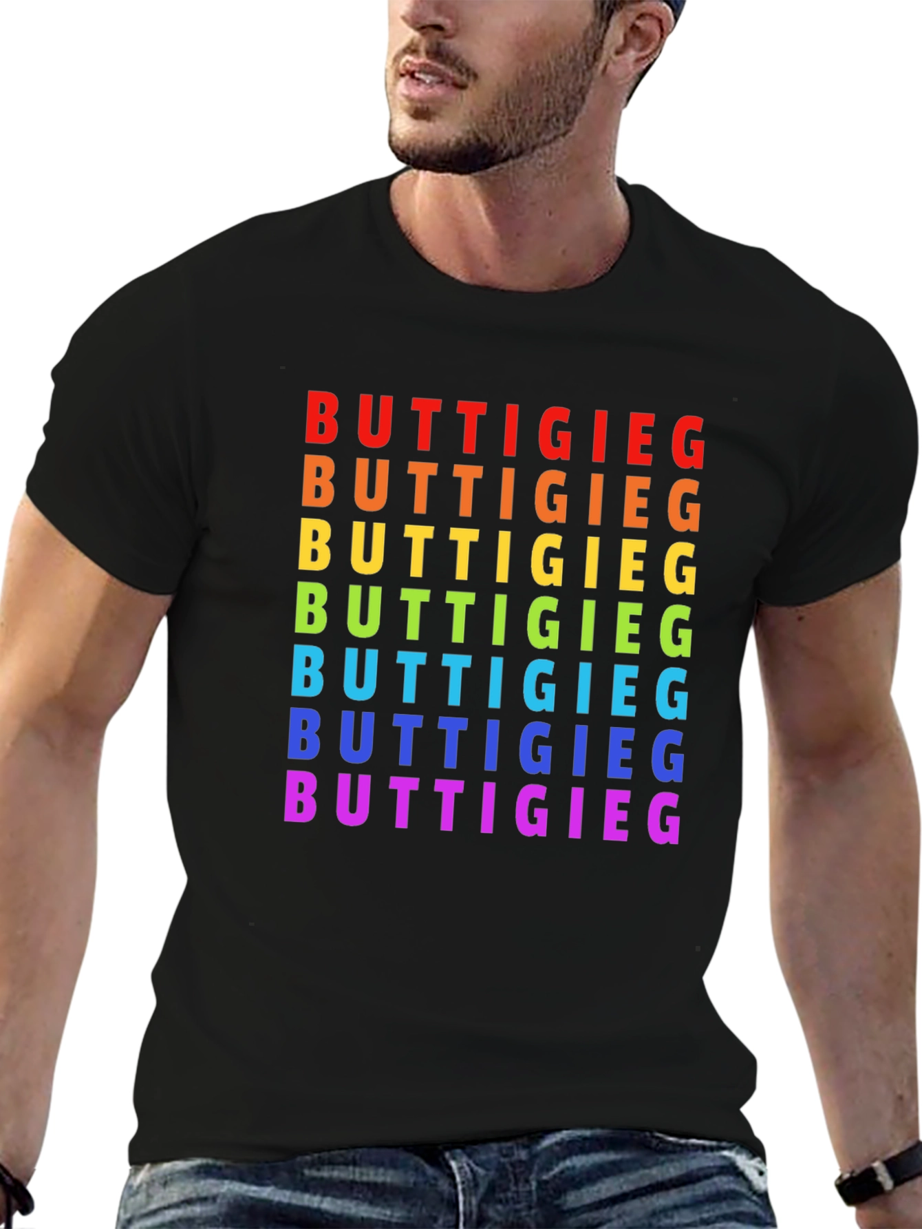Buttigieg Rainbow T-Shirt - Pride Political Tee