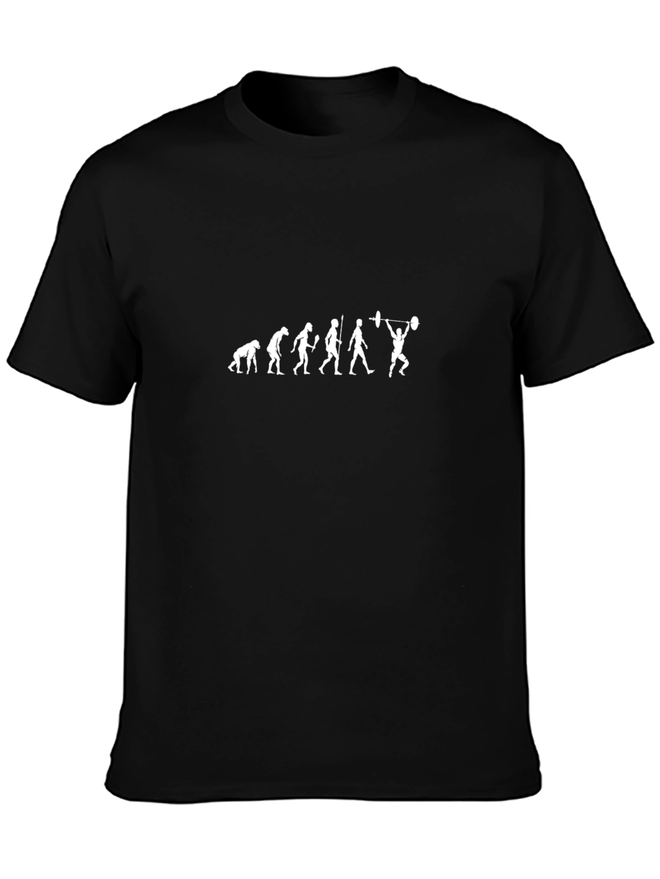 Evolution Weightlifting T-Shirt - Black Gym Apparel
