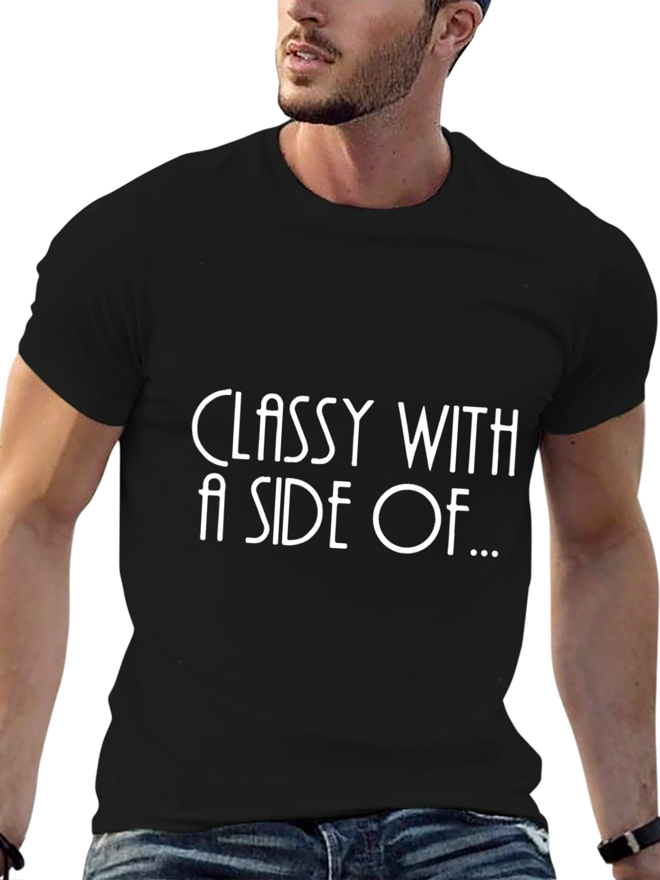 Classy with a Side of Black T-Shirt