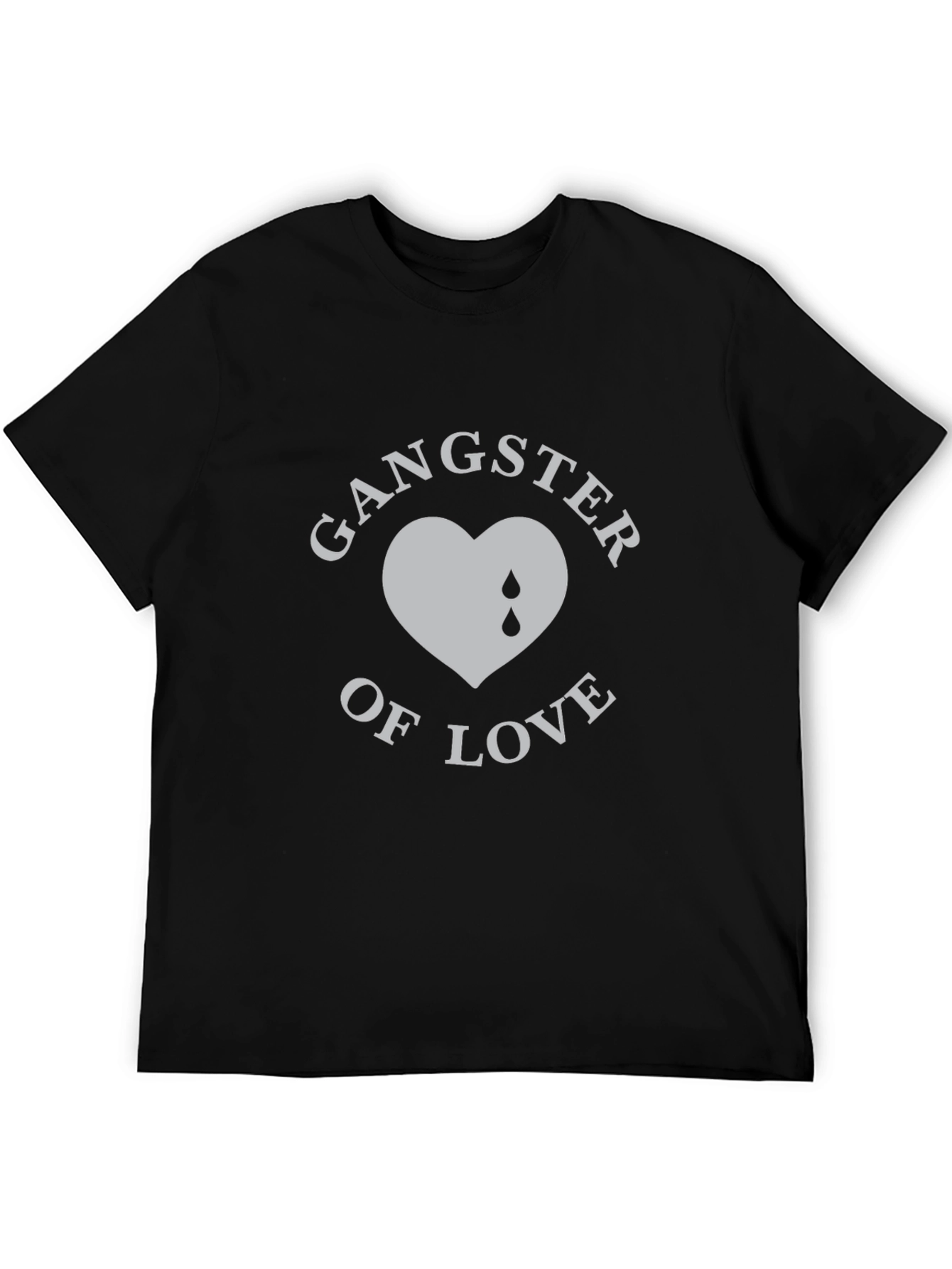 Gangster of Love Graphic T-Shirt - Black