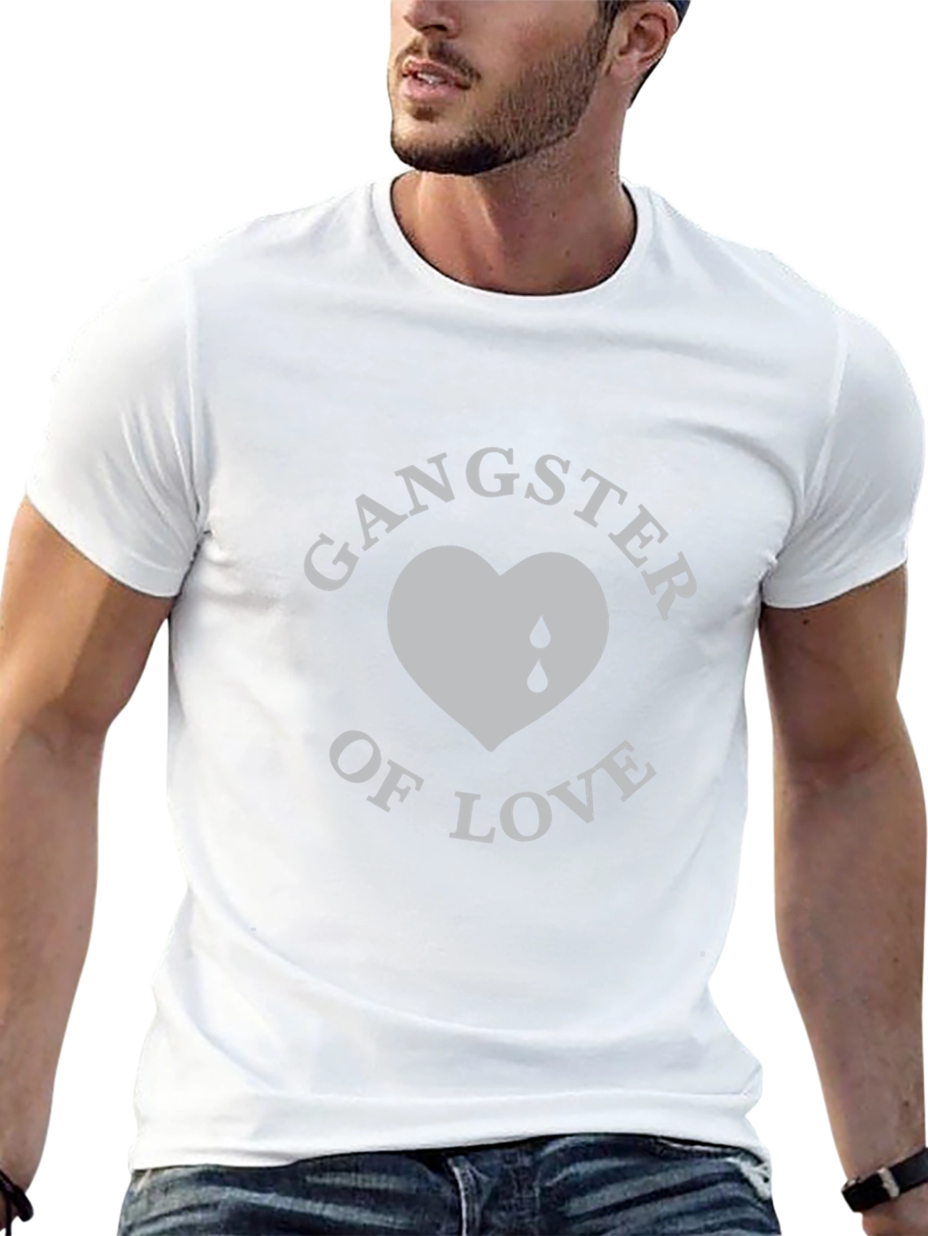 Gangster of Love Graphic T-Shirt - Black