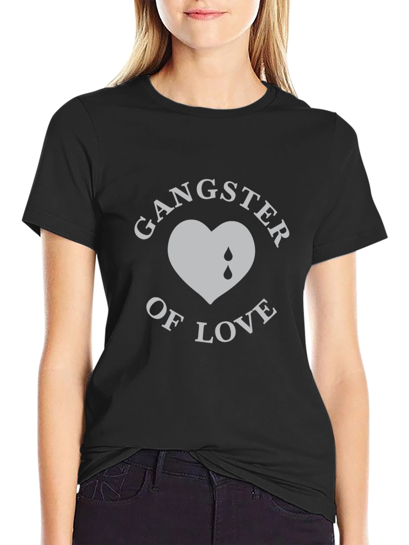 Gangster of Love Graphic T-Shirt - Black