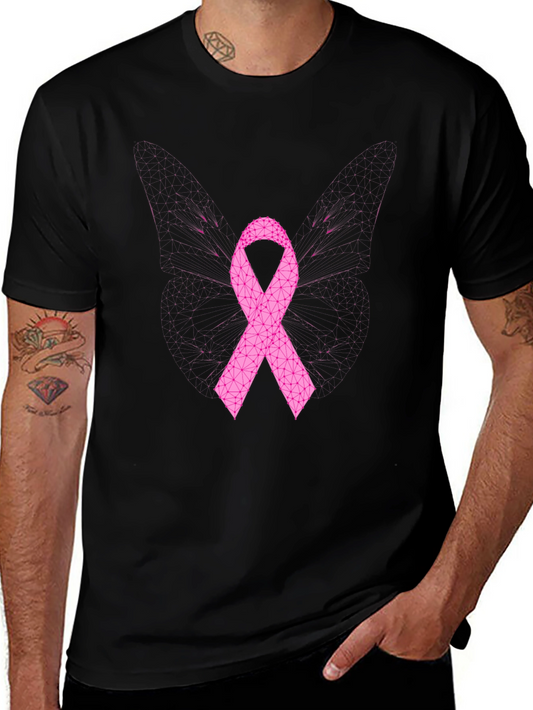 Pink Ribbon Support T-Shirt - Awareness Tee