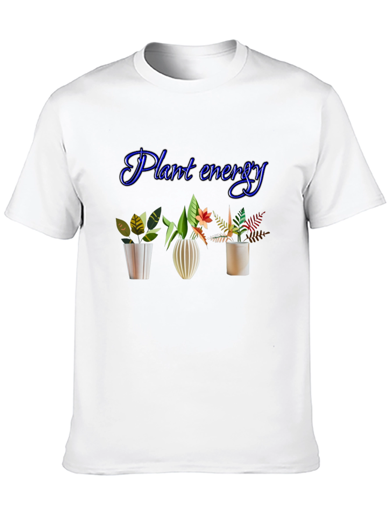 Plant Energy Black T-Shirt